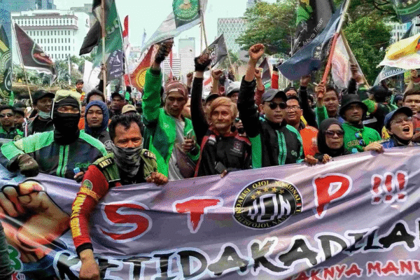 Ingin Ditemui Menhub, Driver Ojol Tolak Perwakilan Ditjen Darat Ojol
